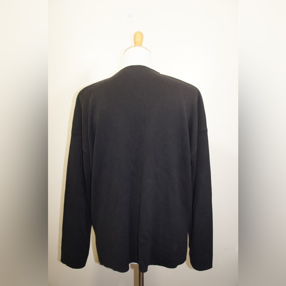 United Knitwear Black Button Down Knit Cardigan L - Picture 8 of 9